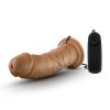 Dr. Skin - Dr. Joe - 8 Inch Vibrating Cock With  Suction Cup - Mocha