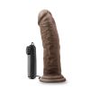 Dr. Skin - Dr. Joe - 8 Inch Vibrating Cock With  Suction Cup - Chocolate