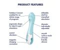 Satisfyer Air Pump Vibrator 5 Plus Inflatable  G-Spot Vibrator - Blue