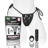 Screaming O 4t - Vibrating Panty Set With Remote  Control Ring - Black