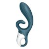 Hug Me - Rabbit Vibrator - Grey/blue